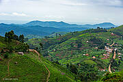 Berglandschaft Ugandas